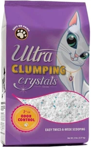 Ultra Pet Clumping Crystal Katzenstreu, weiße Kristalle mit bunten Kristallen - Bild 1 von 5
