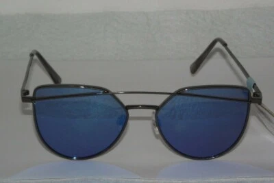 Nuevas gafas de sol Foster Grant Cali azules metal plateado con lente azul UVA UVB Foto 1 de 4