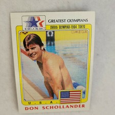 1983 Topps Greatest Olympians #96 Don Schollander