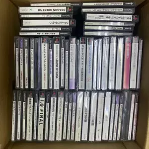 【Lot 50 set】SONY PlayStation PS1 PS2 Software random Junk Japanese WHOLESALE - Picture 1 of 5