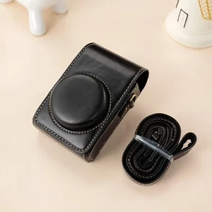 Camera cover. Leather base. Camera bag.for Canon Powershot G7X Mark II - Picture 1 of 17