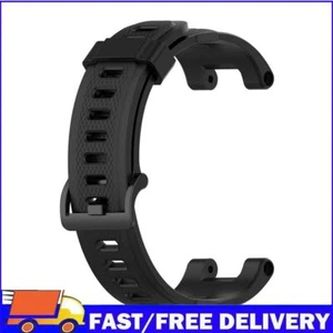 Silicone Watch Strap Band for Huami Amazfit T-Rex Pro/Amazfit T-Rex (Black) - Zdjęcie 1 z 12