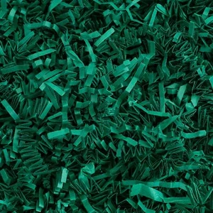 Crinkle Cut Paper Shred Filler 0.5 LB for Gift Wrapping & Basket Filling - Green - Picture 1 of 7