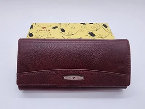 Elegante Cartera de Mujer de Cuero Marrón y Negro Tailian - Acabado Brillante, Cartera - Imagen 1 de 38