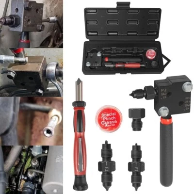 For Creating Single/Double Flares on 3/16" & 1/4" Tubing 33260 Flaring Tool Kit - Image 1 of 4