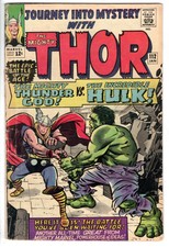 JOURNEY INTO MYSTERY #112 (1965) - GRADE 4.5 - VERSUS THE INCREDIBLE HULK!