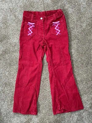 Gymboree Talla 6 Rojo Pana Pantalones Niñas Muñeca Peruana Línea Foto 1 de 4