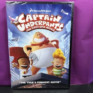 Captain Underpants The First Epic Movie DVD New Sealed NIP NIB - Picture 1 of 2