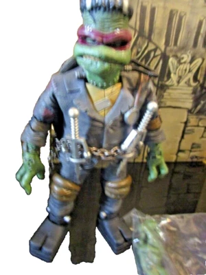 NECA tmnt Teenage Mutant Ninja Turtles Raphael Frankenstein Monstruos Universales~ Foto 1 de 4