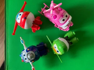 Super Wings Transforming Action Figure Toys Great Condition Jett Mira Dizzy Paul - Picture 1 of 5