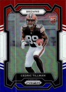 Cedric Tillman 2023 Panini Prizm #321 Red White & Blue Cleveland Browns - Picture 1 of 2