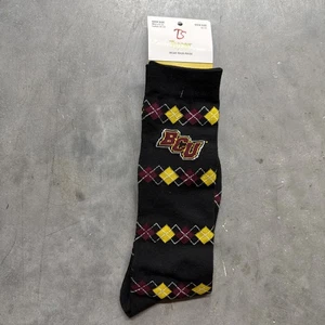 Bethune-Cookman University Argyle Long Dress Socks 10-13 Topsox Brand Football - Picture 1 of 8
