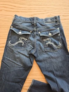 Rock & Republic relaxed straight men’s 29 X 30  denim blue jeans - Picture 1 of 9