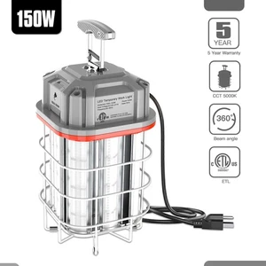 LED Temporary Work Light 150W Linkable Construction High Bay Work Lights 21000Lm - Picture 1 of 14