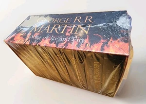 A Song of Ice and Fire Box Set (Books 1–5) by George R. R. Martin – Sealed Paper - Picture 1 of 4