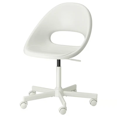 New IKEA Modern White Swivel Office Chair Ergonomic Adjustable Home Desk Seat - Image 1 of 4