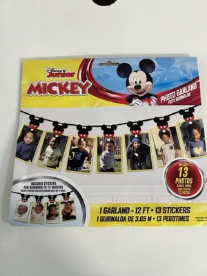 Disney Junior Микки Маус День Рождения 13 Фото Гирлянда Украшение - Изображение 1 из 2