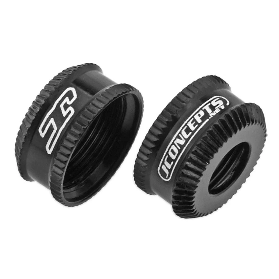 JConcepts Inc. Fin VCS Shock Bottom Cap Black 2 JCO24922 Electric Car/Truck - Image 1 of 1
