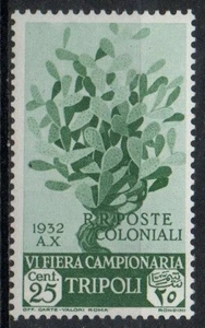 1932 COLONIE LIBIA VI FIERA DI TRIPOLI N.110 VALORE NUOVO MLH* - Picture 1 of 1