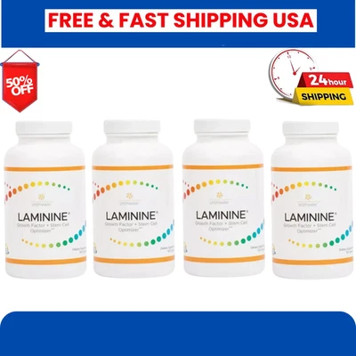 4 AUTÉNTICOS Suplemento Laminino LifePharm 120 Cápsulas en Total - ¡EXP 07/2026! Foto 1 de 2
