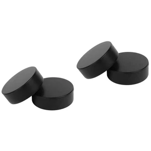 Paquete de 2 suministros de entrenamiento de hockey discos negros para niños equipo deportivo de hielo - Imagen 1 de 12