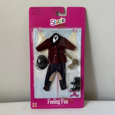 Barbie Stacie Feeling Fun Fashions Red Blue Pants Hat Shoes 68648 NEW - Image 1 of 4