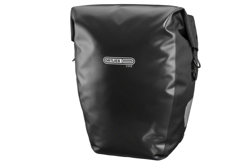 Alforja trasera Ortlieb con núcleo de rodillo trasero - 20L, cada una, negra Foto 1 de 1
