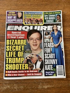 NATIONAL ENQUIRER MAGAZINE AUGUST 4, 2025 FREE SHIPPING - Picture 1 of 3
