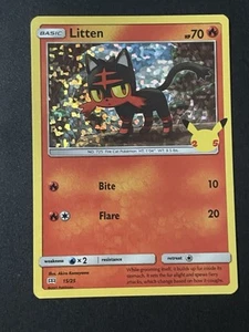 Litten 015/025 McDonald's 25th Anniversary Holo - Picture 1 of 2