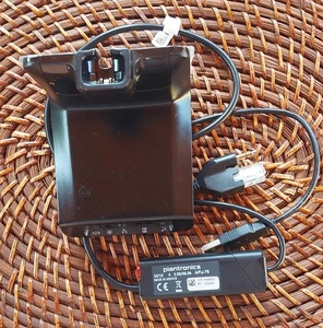 Station de base Plantronics C054A DECT, SANS oreillette, avec film de protection, sans filet - Photo 1/3