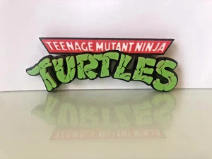  Teenage Mutant Ninja Turtles TMNT Batman Logo Display Text Stand 1987 TV Series - Picture 1 of 8