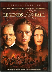 DVD "Legends of the Fall" Brad Pitt, Anthony Hopkins (1994 ) Rated R Free Ship - Picture 1 of 2