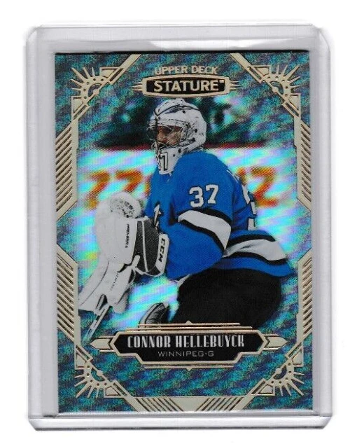 2020 Upper Deck Stature Connor Hellebuyck 38 - Image 1 of 2