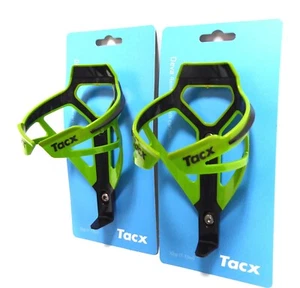 Tacx Deva Water Bottle Cages Pair Cannondale Green - Picture 1 of 2