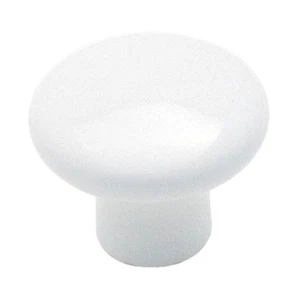 Amerock BP70635-30 White 1 3/16" Porcelain Cabinet Knob Pull (5 PACK) - Picture 1 of 1