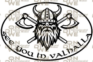 Aufkleber "See you" groß, Autoaufkleber, Wikinger, Viking (1460) - Bild 1 von 1