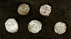 British India, 5 coin 1/16 Rupee coin silver lot mixed lot "B"