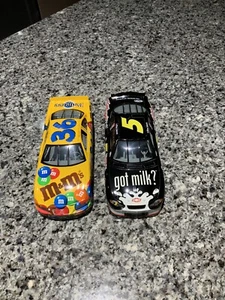 NASCAR M & M #36/ #5 GOT MILK? 1:24 Die Cast Race cars. Excellent. - Picture 1 of 6