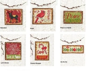 Dimensions Cross Stith Kit Christmas Ornament - Picture 1 of 5