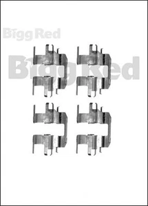 REAR Brake Caliper Pad Fitting Kit for Subaru Impreza 2002-2008 (H1753) - Picture 1 of 3