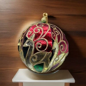 Pier 1 Large Metal Deer Christmas Tree Ornament GORGEOUS! - Picture 1 of 11