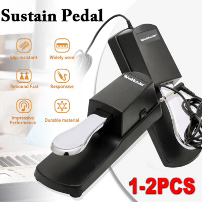 WINHOLDER 1-2PACK Yamaha Universal Sustain Pedal for Electronic Keyboards & Digital Pianos
