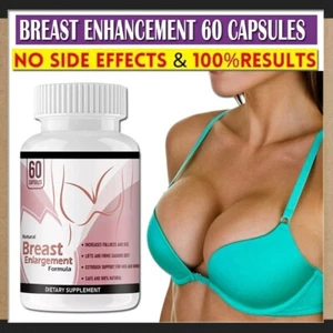 Natural Breast Enlargement Supplements - Increase Breast Size, Boost Hormones US - Picture 1 of 9