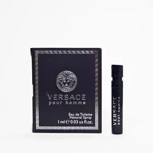 Versace Pour Homme EDT 1ml Mini Vial Spray Eau de Toilette Brand New - Picture 1 of 3