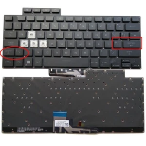 UK Backlit Keyboard for ASUS TUF Dash F15 FX516 FX516PM FX516PE FA516 FX516P - Picture 1 of 5