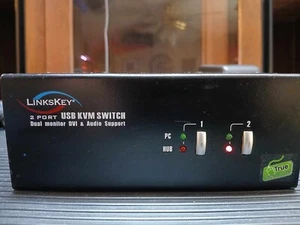 LinksKey 2 Port USB KVM Switch LDV-DM202AUSK - Picture 1 of 7