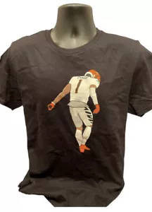 CAMISETA NEGRA CINCINNATI BENGALS Ja'Marr Chase #1 baile touchdown grande D2 - Imagen 1 de 1