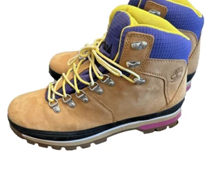TIMBERLAND WOMEN'S EURO HIKER WATERPROOF WALKING BOOTS WHEAT SIZE 9 Rebotl - Picture 1 of 12