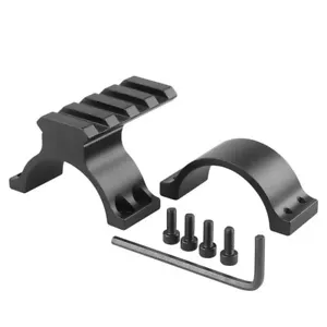 Scope Barrel Mount 34mm/1.34" Ring Adapter Flap Top 20mm Picatinny Weaver Rail - Picture 1 of 5