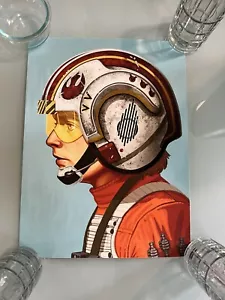 MONDO Luke Skywalker Red Five print poster by Mike Mitchell A/P - Star Wars - Picture 1 of 5